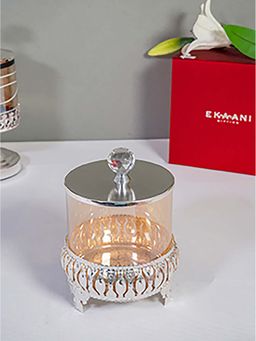EKAANI - Silver Enamel Decorative Box