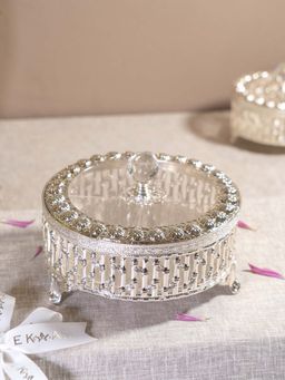 EKAANI - Round Dry Fruit Decorative Box - 6 Inch