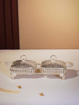 EKAANI - Silver Square Decorative Bowl