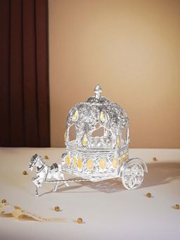 EKAANI - Charriot Peach Enamel Decorative Bowl