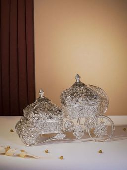 EKAANI - 2 Tier Carriage Dryfruit Decorative Box