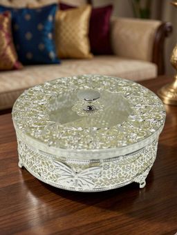 EKAANI - Butterfly Round Dry Fruit Decorative Box