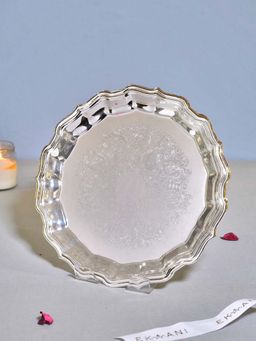 EKAANI - Round Decorative Tray Small