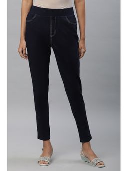 Aurelia - Navy Blue Denim Jeggings