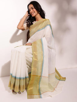 Fabindia - Natural Cotton Woven Saree