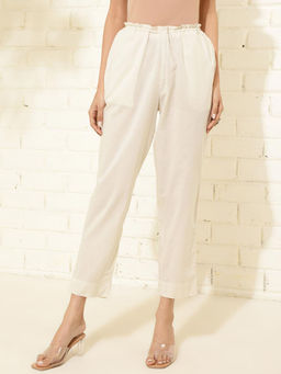 Fabindia - Natural Cotton Full Length Ethnic Casual Pant