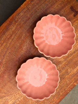 WEAVING HOMES - Pink Flower Ice Cream Bowl