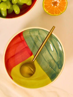 WEAVING HOMES - Shades Of Autumn Salad Bowl