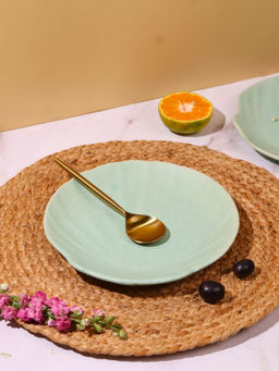 WEAVING HOMES - Sea Green Shell Platter