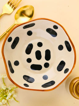 WEAVING HOMES - Black Blocks Bowl