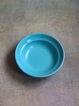 WEAVING HOMES - Teal Pasta Plate