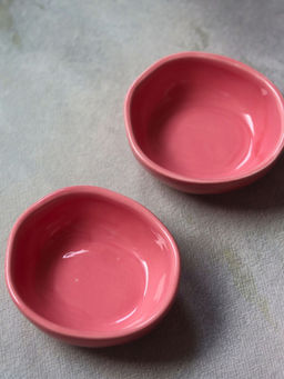 WEAVING HOMES - Pink Ice-Cream Bowl