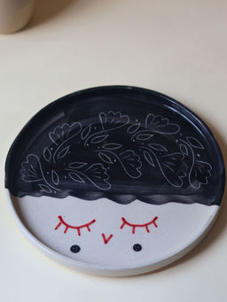 WEAVING HOMES - Black Tweety Platter