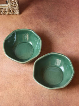 WEAVING HOMES - Sea Green Nut Bowl