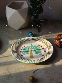 WEAVING HOMES - Palm Oasis Plate
