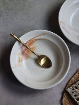 WEAVING HOMES - Brown Ombre Pasta Plate