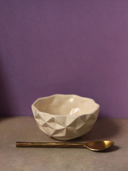 WEAVING HOMES - White Diamond Bowl