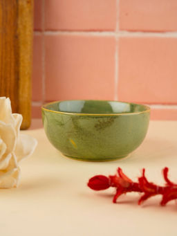 WEAVING HOMES - Pistachio Stoneware Bowl