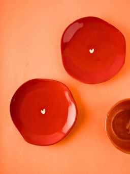 WEAVING HOMES - Cupid Handmade Dessert Plate