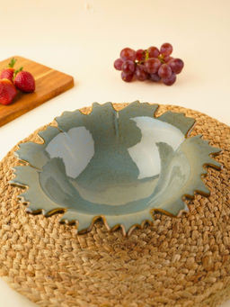 WEAVING HOMES - Slate Grey Handmade Bowl