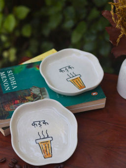 WEAVING HOMES - Kadak Handmade Dessert Plate