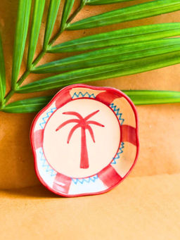 WEAVING HOMES - Palm Handmade Dessert Plate