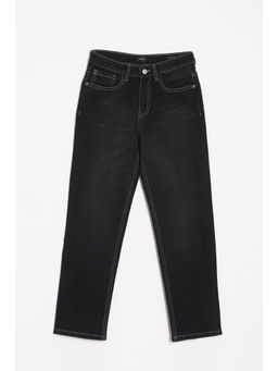 Allen Solly - Boys Black Regular Fit Jeans