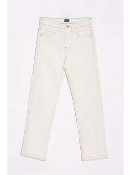 Allen Solly - Boys White Regular Fit Jeans