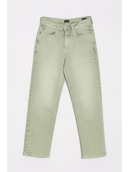 Allen Solly - Boys Green Regular Fit Jeans