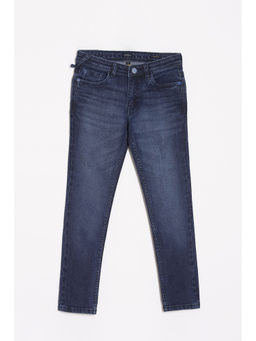 Allen Solly - Boys Navy Blue Skinny Fit Jeans