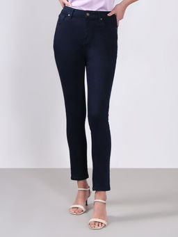 VERO MODA - Dark Blue High Rise Skinny Jeans