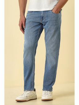 Allen Solly - Men Light Blue Light Wash Jeans