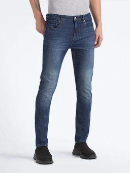 Flying Machine - Slash Slim Fit Mid Rise Jeans