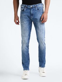 Flying Machine - Slash Slim Fit Stone Wash Jeans