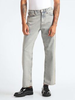 Flying Machine - Cobain 90's Loose Fit Bleached Jeans