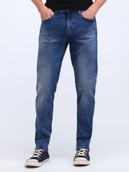 Flying Machine - Slash Slim Fit Blue Jeans