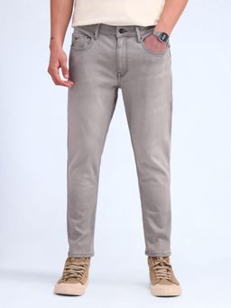 Flying Machine - Mankle Relaxed Fit Grey Jeans
