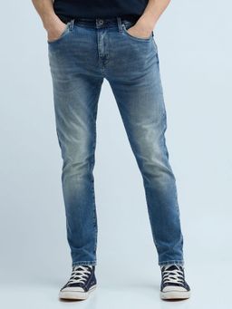 Flying Machine - Slash Slim Fit Washed Jeans