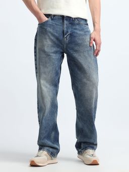 Flying Machine - Mid Rise Loose Fit Jeans