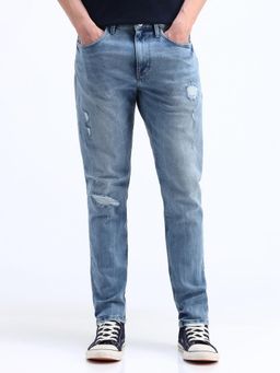 Flying Machine - Slash Slim Fit Jeans