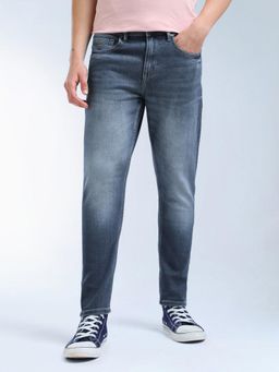 Flying Machine - Mid Rise Mankle Relaxed Fit Jeans