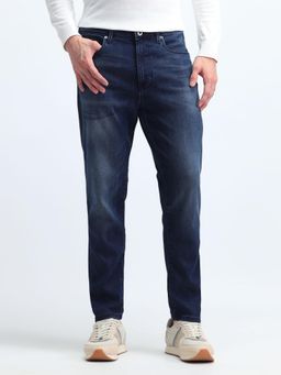 Flying Machine - Mid Rise Mankle Relaxed Fit Jeans