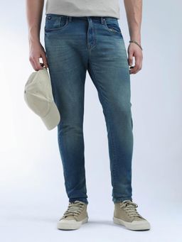 Flying Machine - Slash Slim Fit Flex Knit Jeans