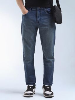 Flying Machine - Whiskered Slash Slim Fit Jeans