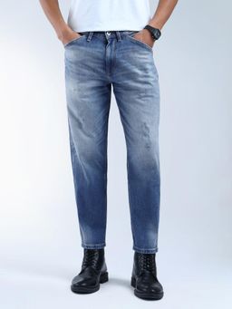 Flying Machine - K-Crop Fit Lightly Distressed Jeans