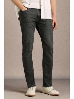 Louis Philippe - Men Black Light Slim Fit Jeans