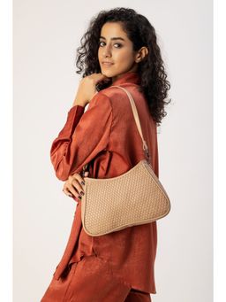 ABELARDO DE MODA - Medium Bellini Beige Leather Handbag