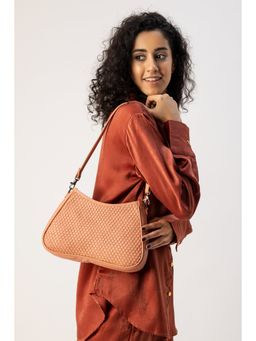 ABELARDO DE MODA - Medium Bellini Peach Leather Handbag