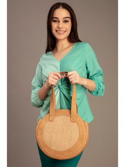 ABELARDO DE MODA - Large Tia Beige Leather Handbag