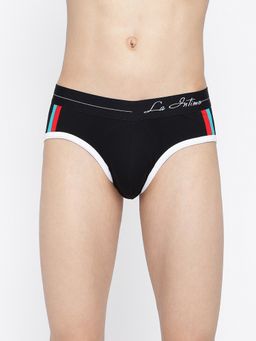 La Intimo - Black Double Stripe Classic Brief